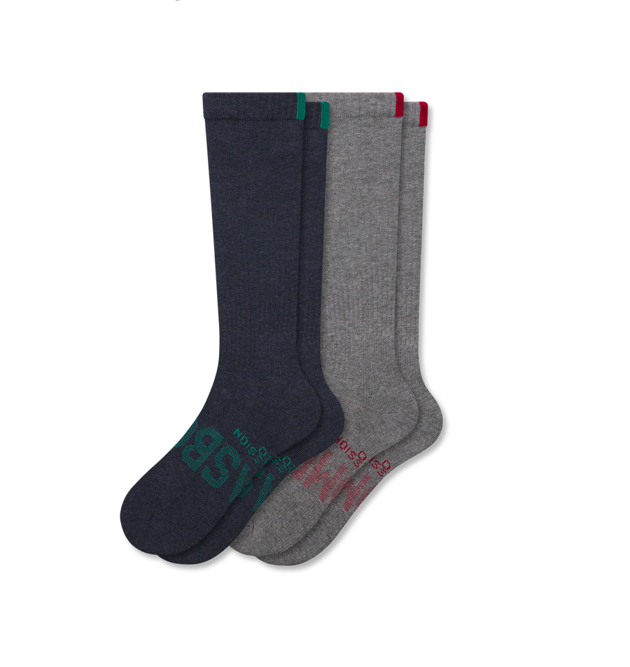 Men’s Everyday Compression Sock 2-Pack Gift Box - Daily Recovery Hold