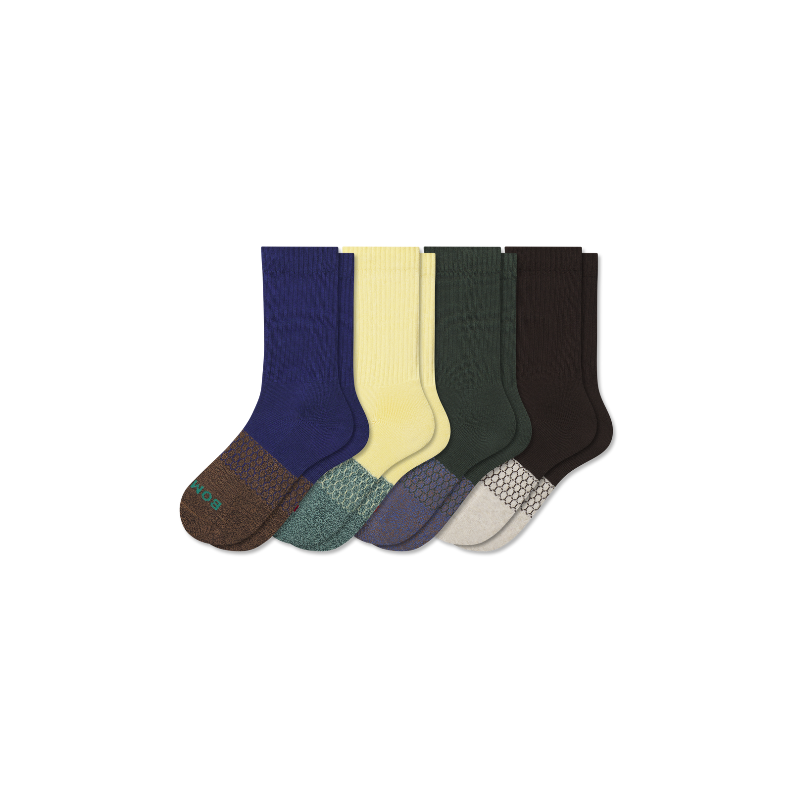 Youth Marl Calf Sock 4-Pack - cosmic yellow mix L [10285]