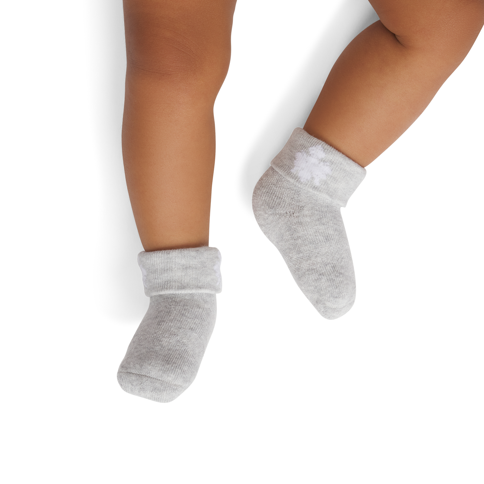 Baby Socks (0-6 Months) - varsity grey htr BO1 [10372]