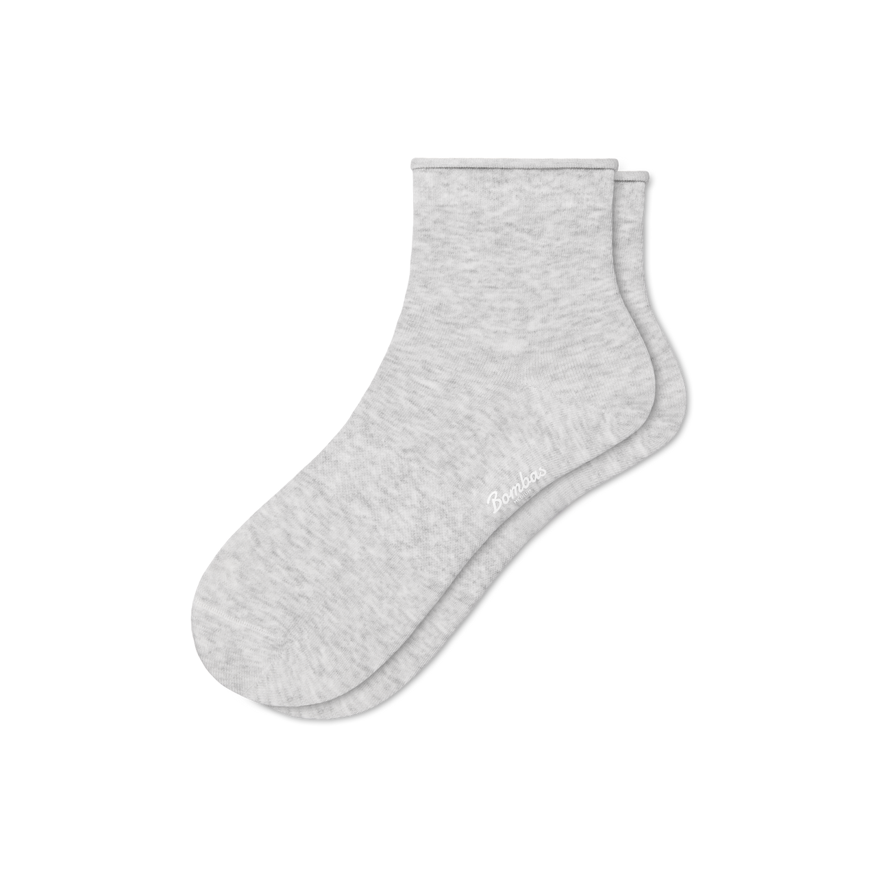 Lightweight Roll Top Quarter Socks - varsity grey L [10426]