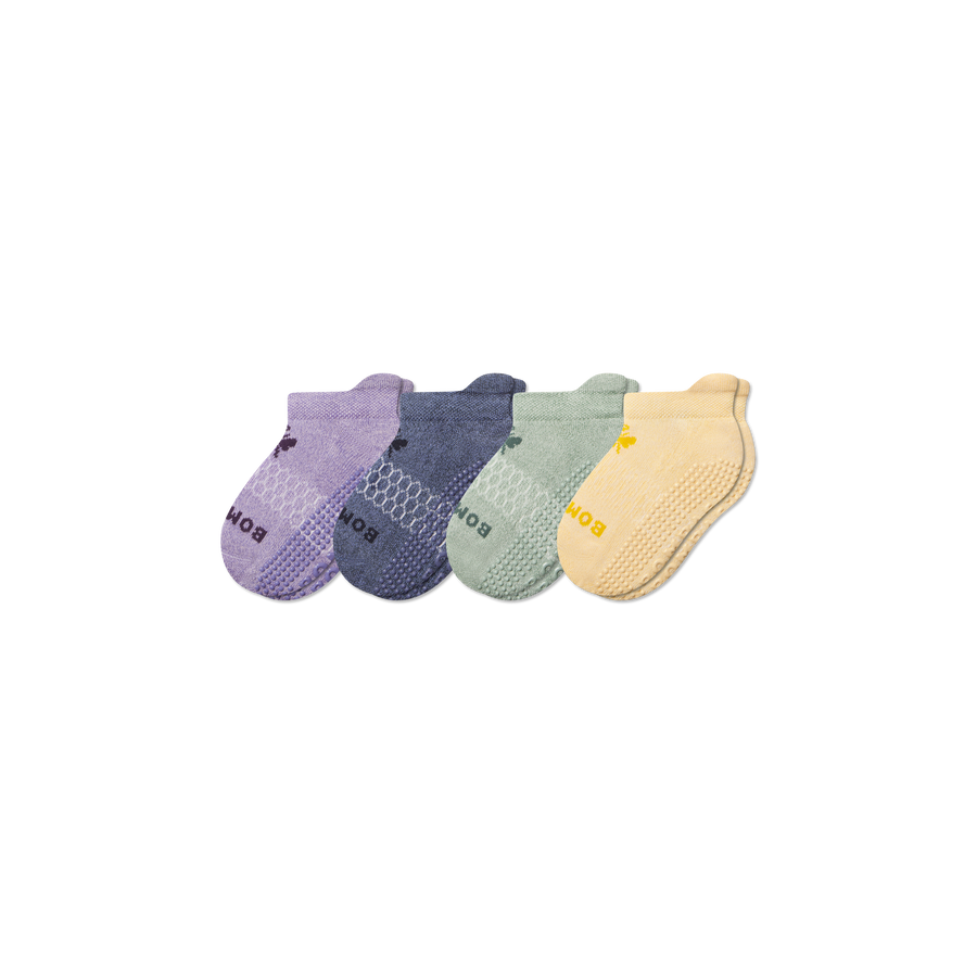 Junior Marl Gripper Ankle Sock 4-Pack - Studio Trail Move