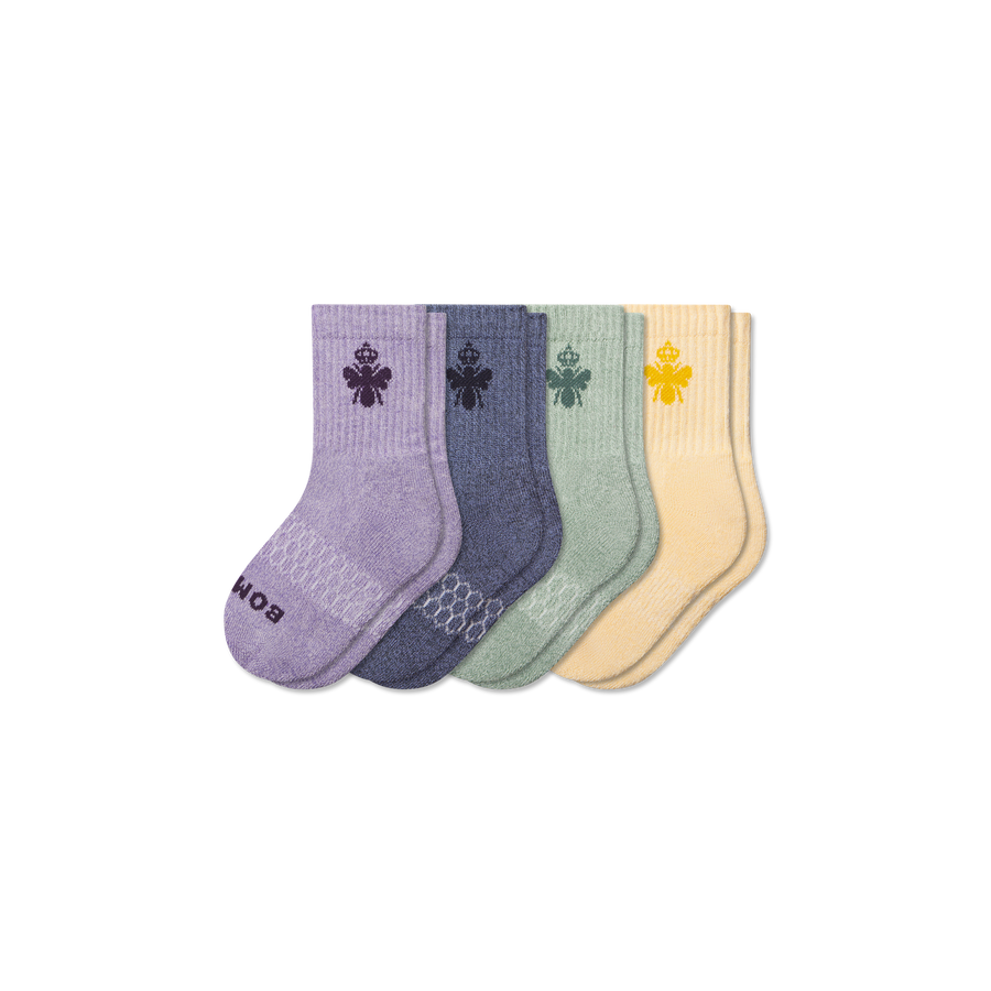 Junior Marl Calf Sock 4-Pack - Easy Shift Fit