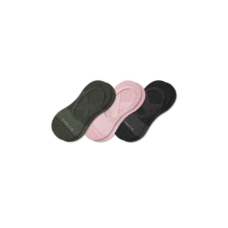 Women's Studio Gripper Ballet No Show Sock 3-Pack - Smooth No Show