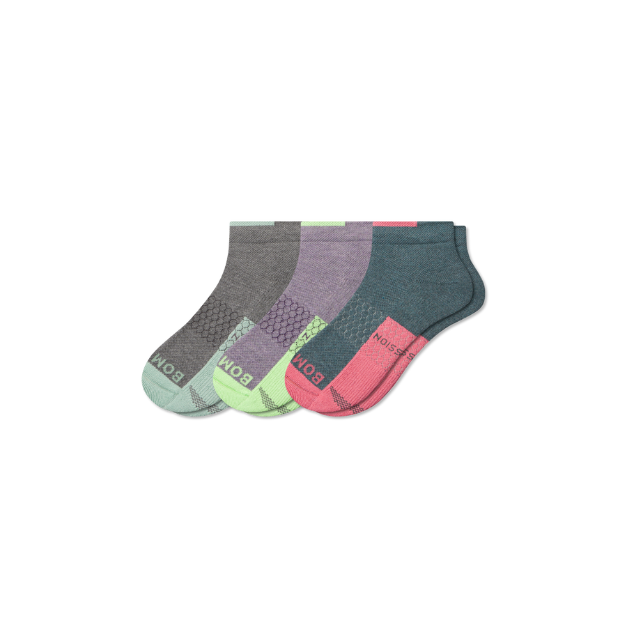 Women's Performance Compression Ankle Sock 3-Pack - Flex Court Hold