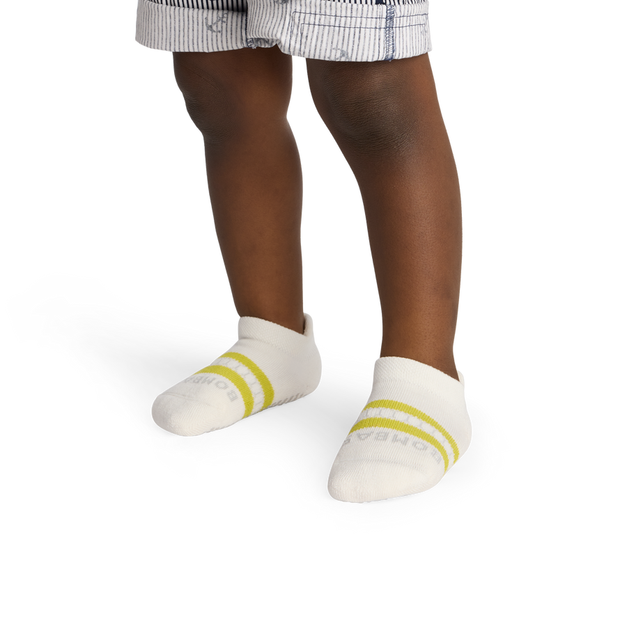 Toddler Solids Gripper Ankle Sock 4-Pack - Modern Shift Comfort