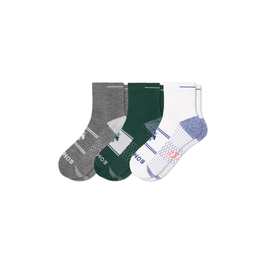 Men's Golf Quarter Sock 3-Pack - Cozy Lounge Wear