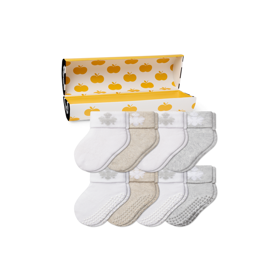 Baby's First Year Sock 8-Pack Gift Box - Weekend Hike Wrap