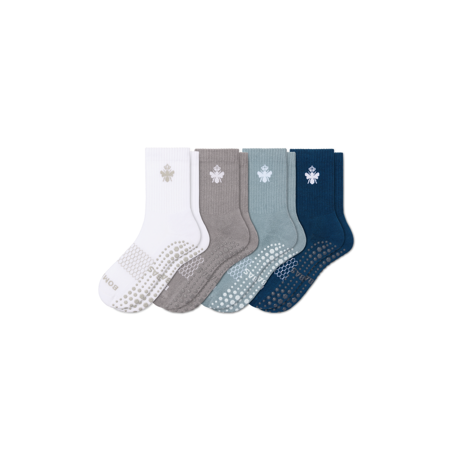 Women's Gripper Half Calf Sock 4-Pack - Steady Run Fit