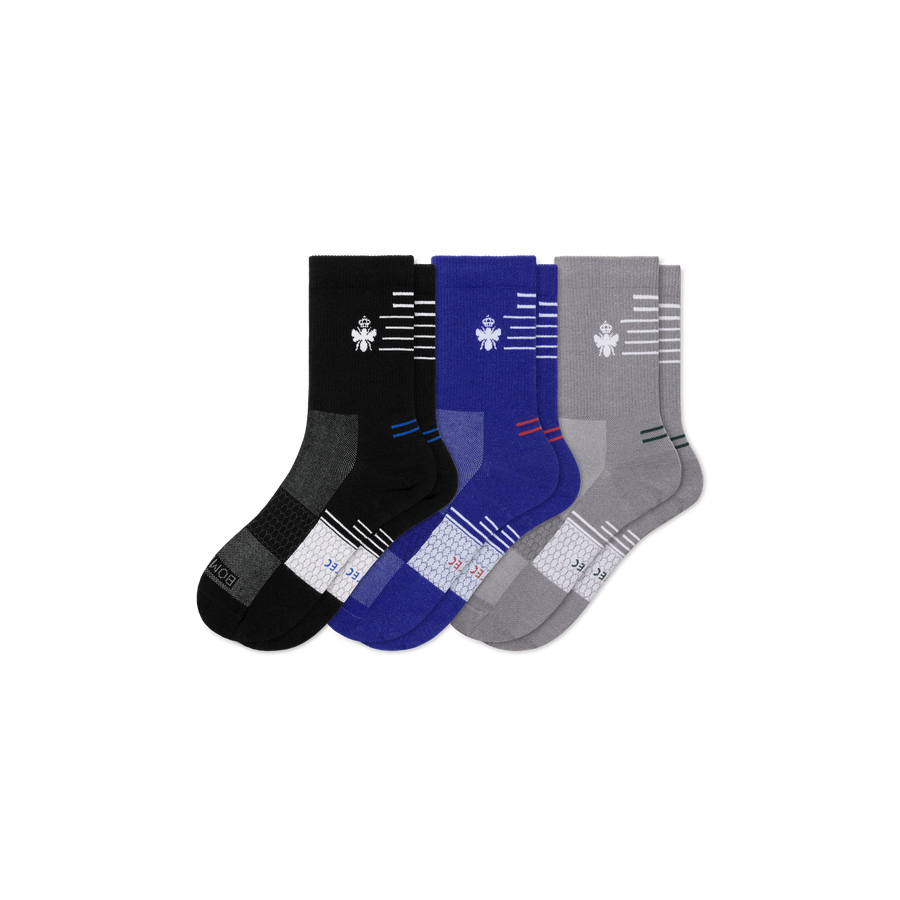 Men's UltraLite Sport Half Calf Sock 3-Pack - Active Run Pair