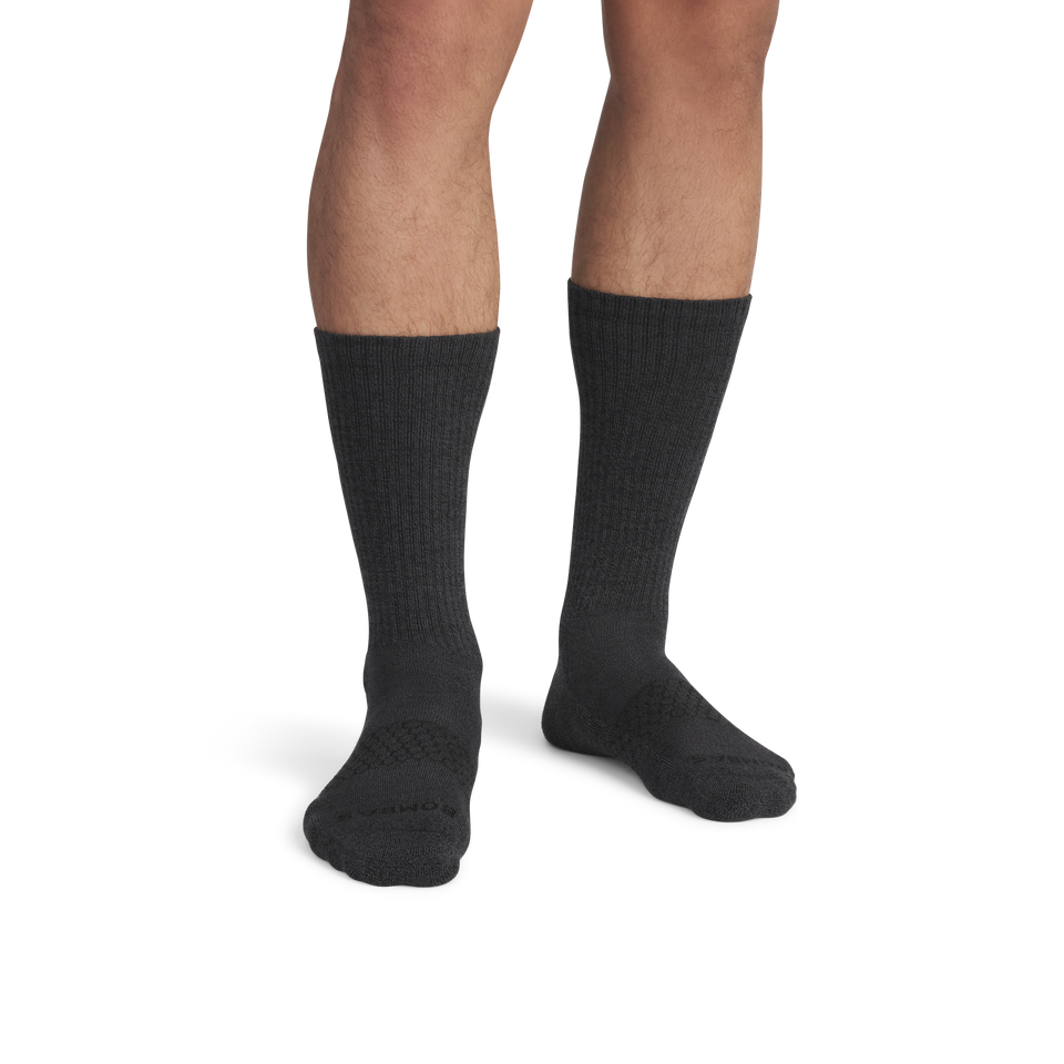 Marl Calf Socks - Black / Washed Black MO1 [3129]