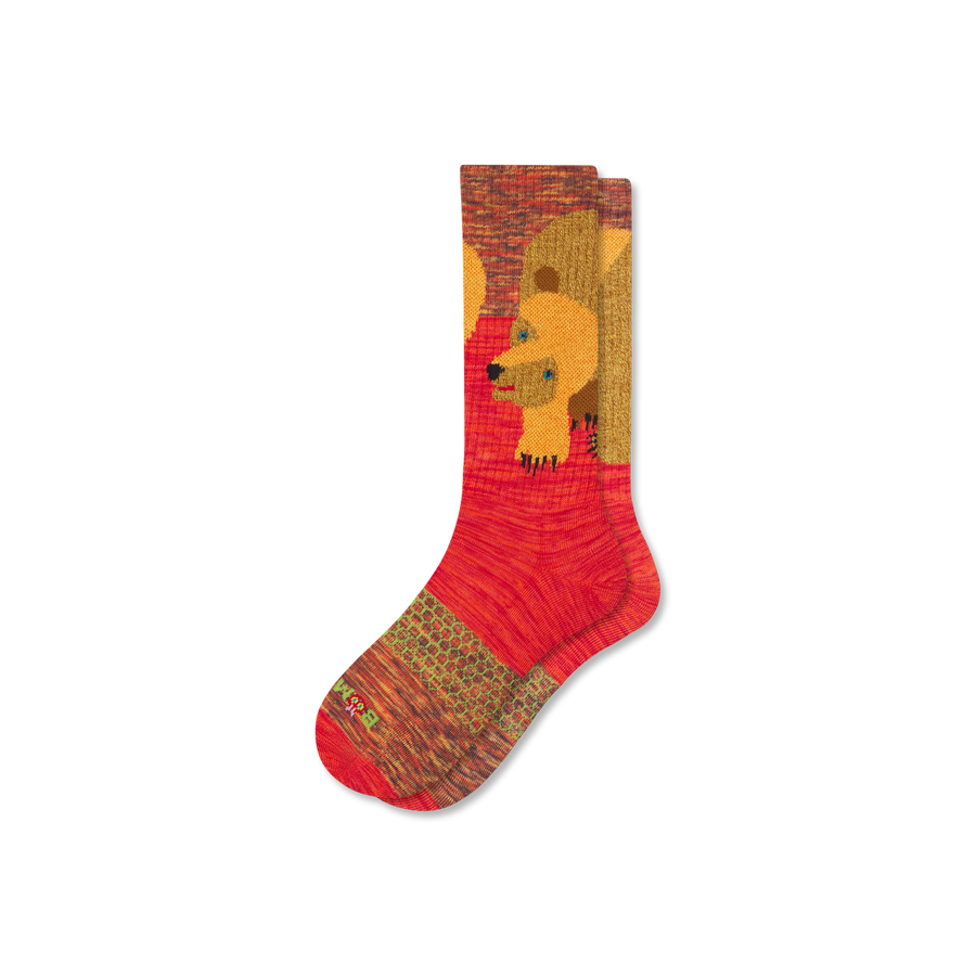 Eric Carle Big Brown Bear Calf Socks - Steady No Show Move