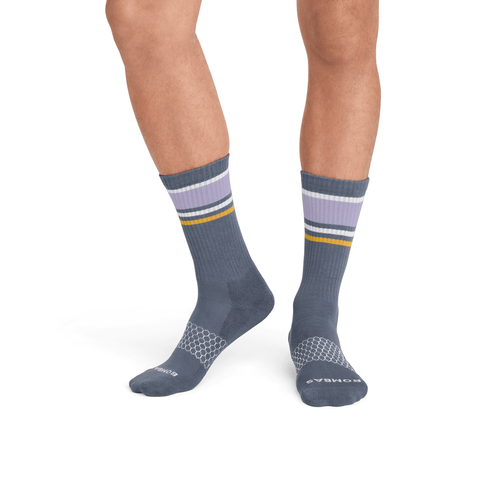 Striped Calf Socks storm--2-transparent