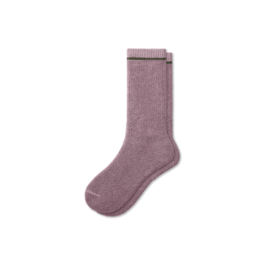 Men's Plush Terry Calf Socks - Soft Office Support