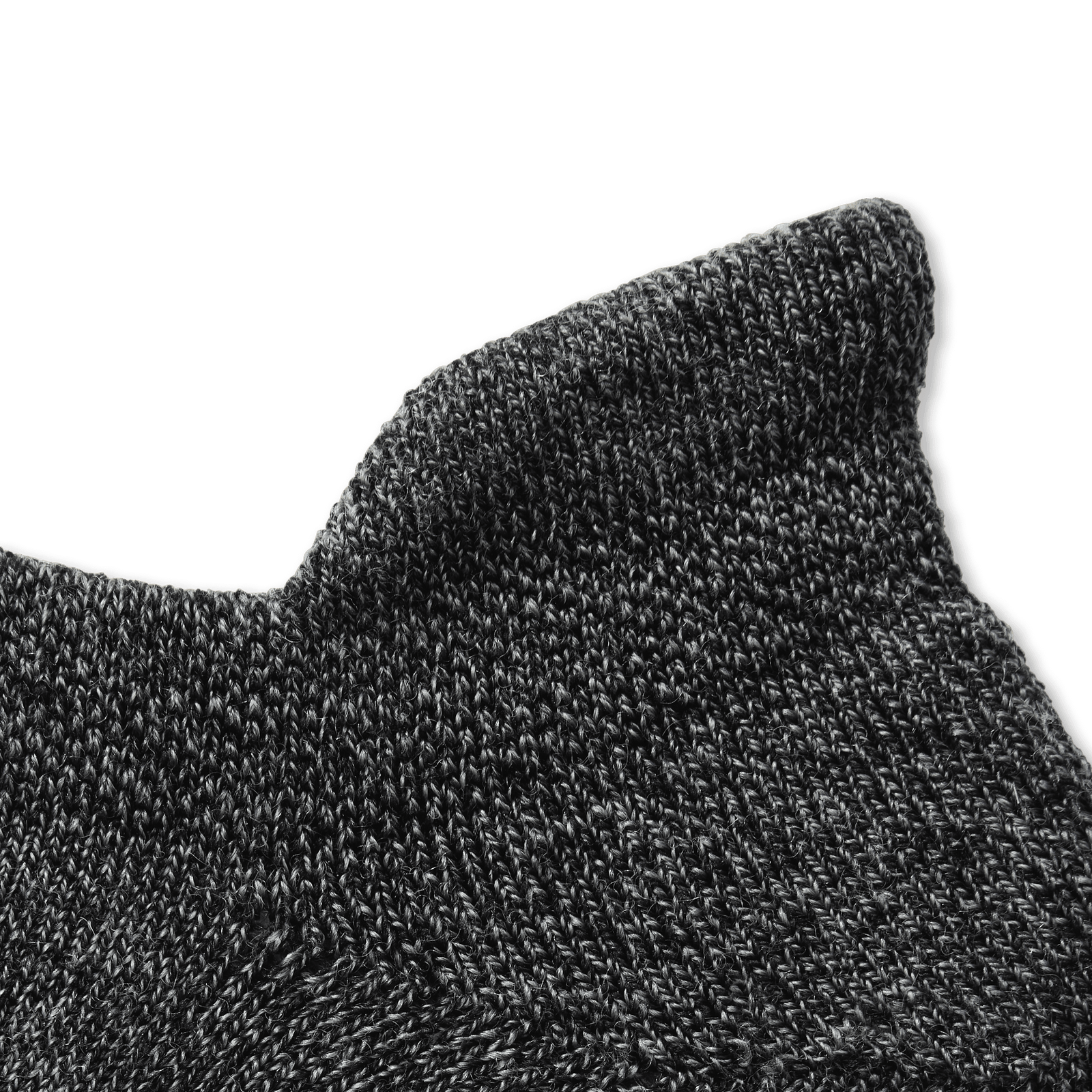 Merino Wool Bland Ankle Socks - Charcoal Detail [7531]