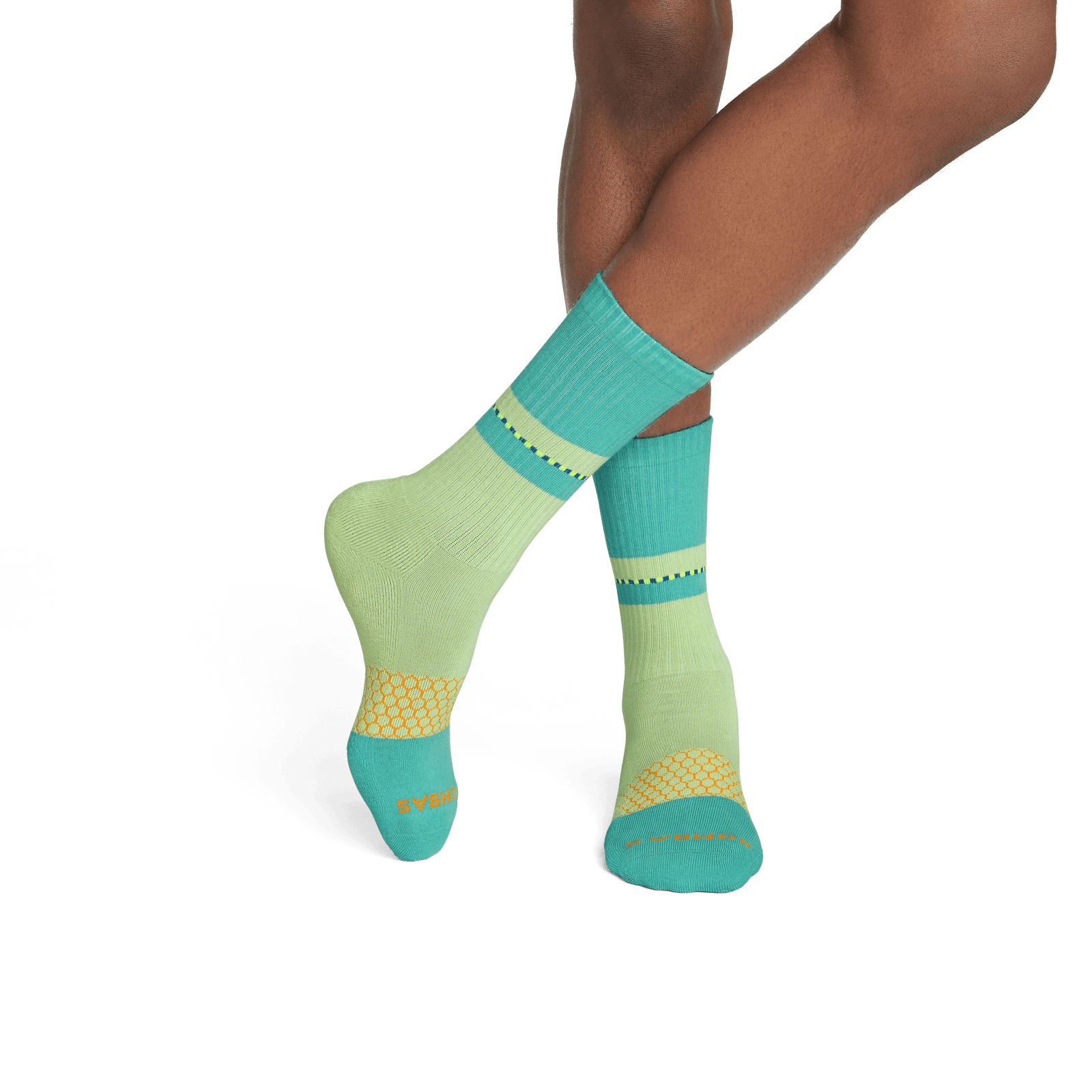 Black Hive Collection Calf Socks Aqua Mint MO2