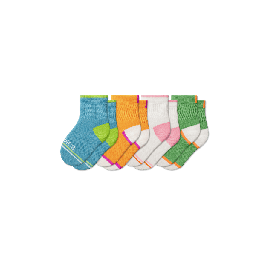 Toddler Lightweight Retro Knit Calf Sock 4-Pack - Active Lounge Rotation
