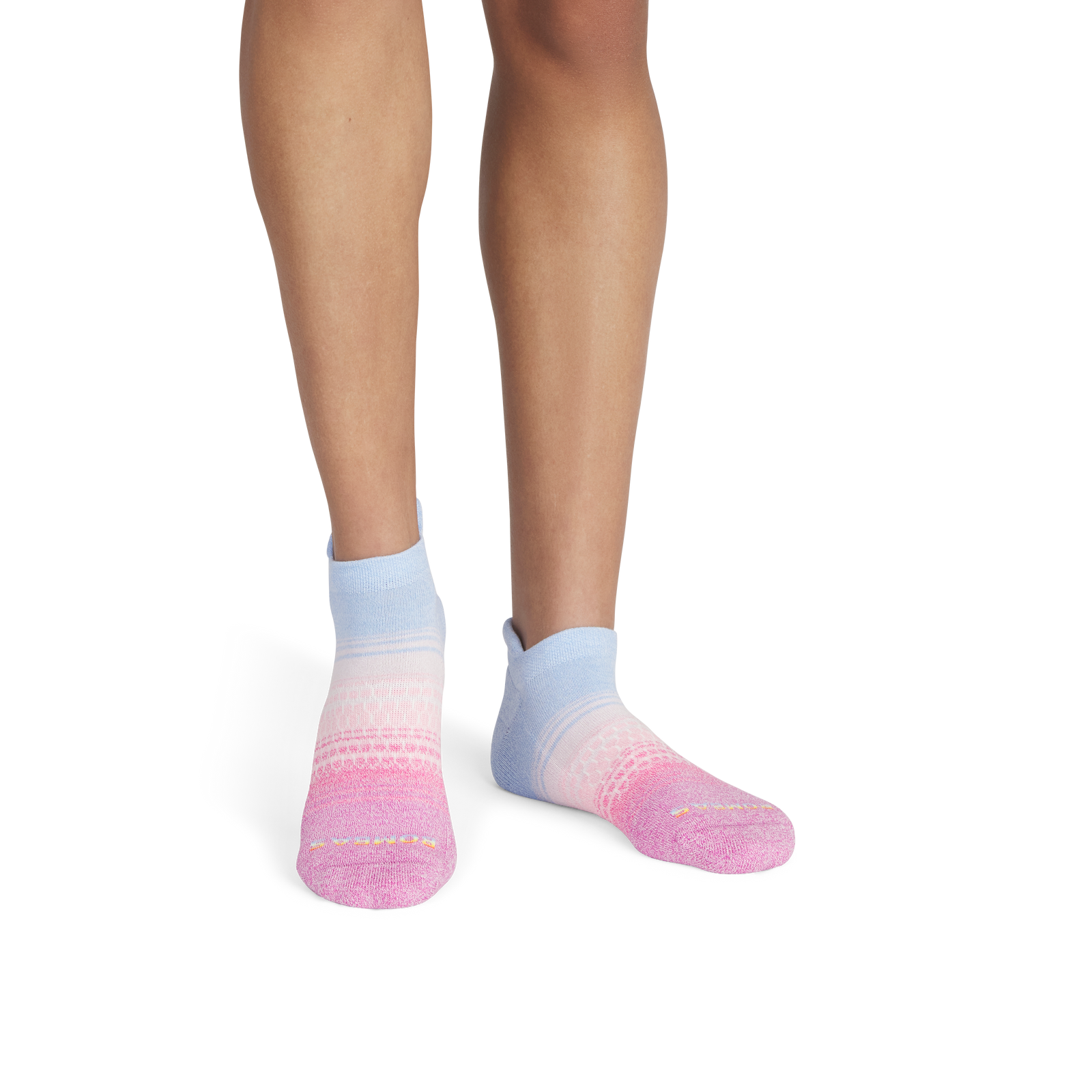 Pride Ankle Socks sailblue-pinklotus-onmodel-2-transparent
