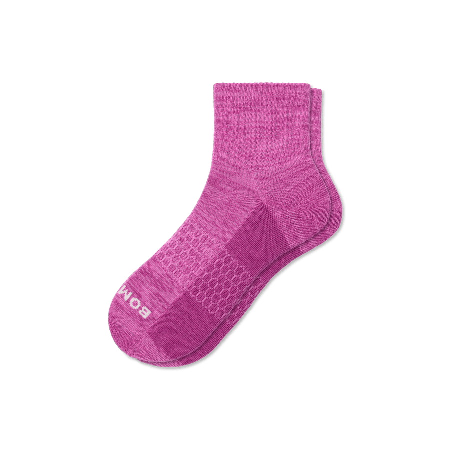 Women’s Two Tone Quarter Socks - Studio Trail Step