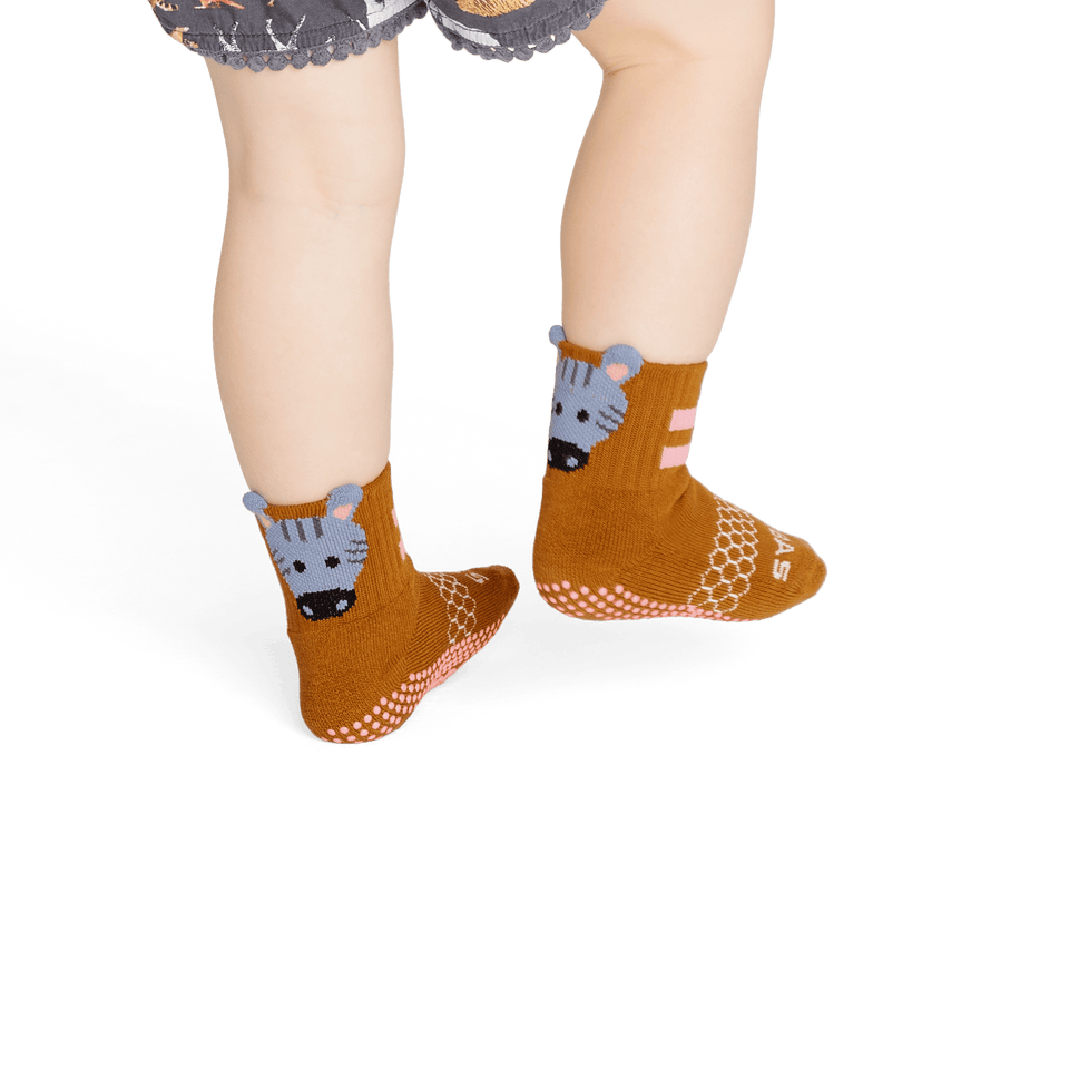 Safari Stripe Calf Socks - Sienna TO1 [7831]