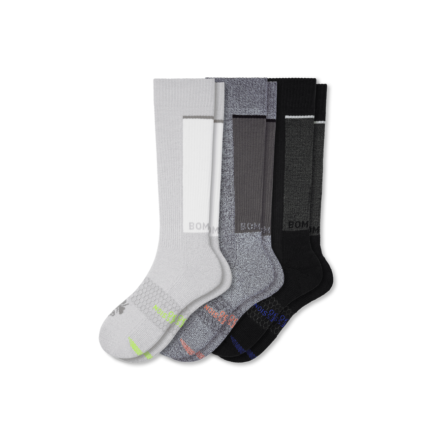 Women's Performance Compression Knee High Sock 3-Pack (20-30mmHg) - Recovery Trail Fit