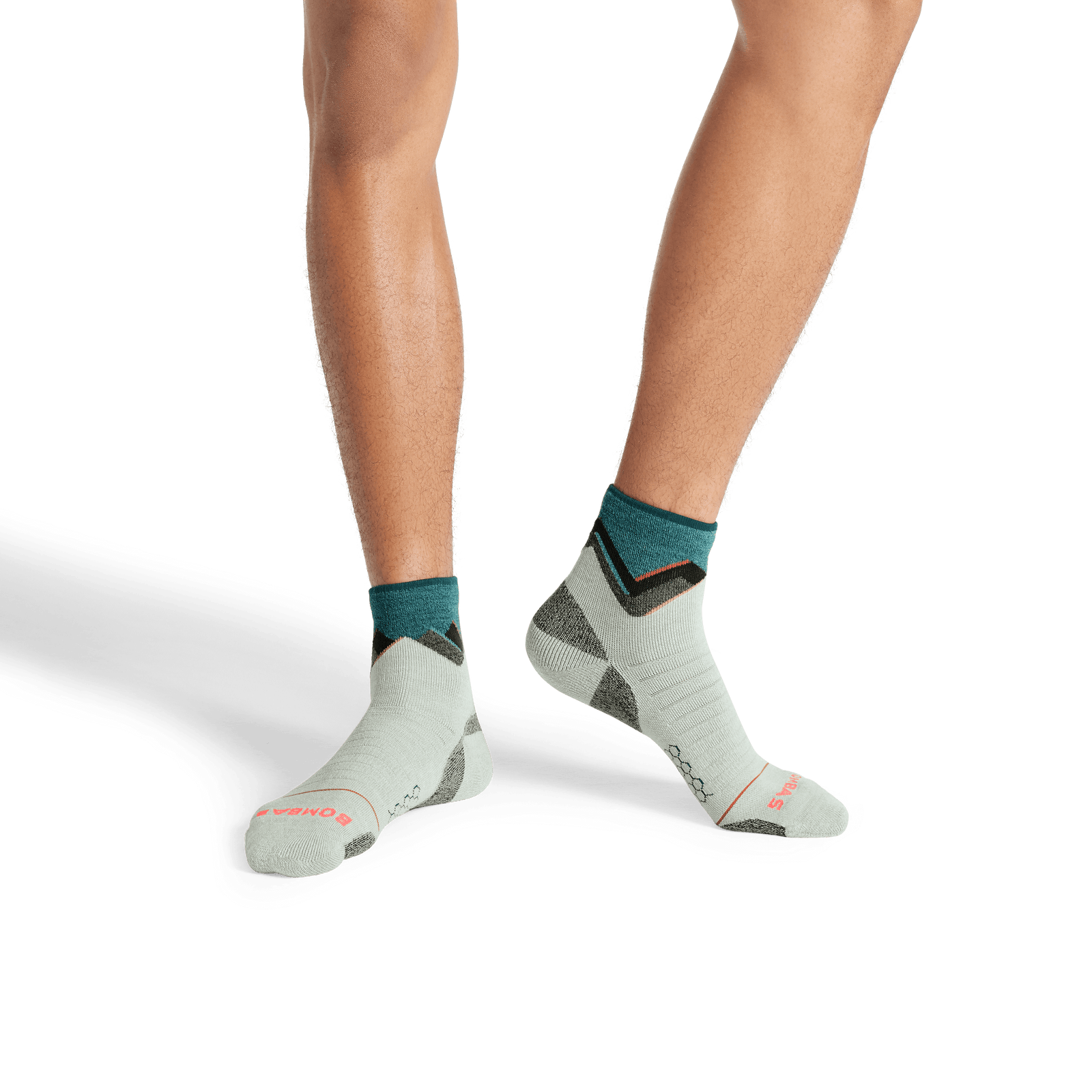 Merino Wool Blend Hiking Quarter Socks - Putty Green MO1 [8081]