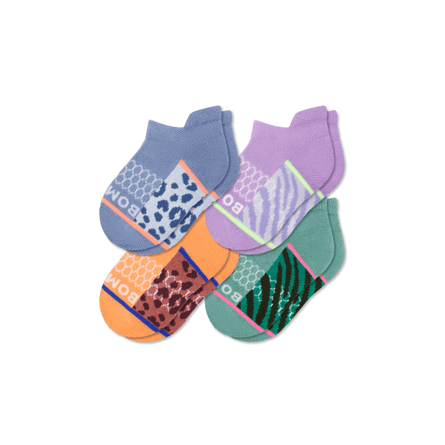 Toddler Wild Wear Ankle Sock 4-Pack - Studio Ankle Step