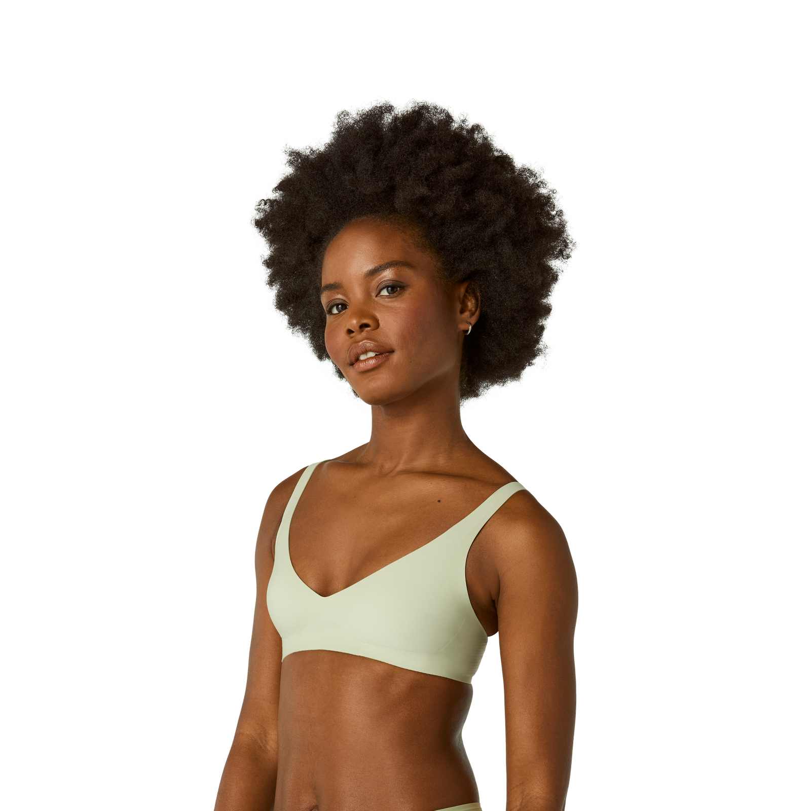No Show Plunge Bralette - Mica Sage WO1 [8252] [Thong]