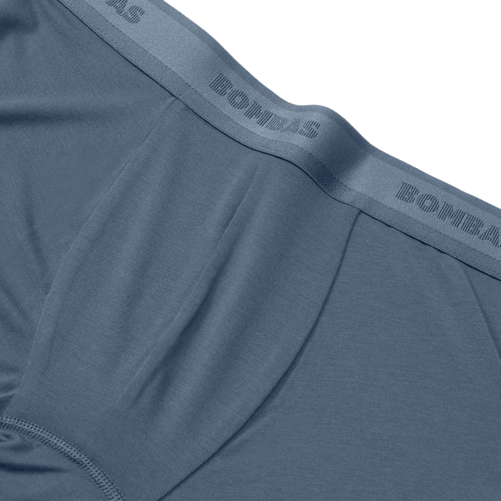 Men's Soft Flex Slim Boxer Brief - Steel Blue Detail [8287]