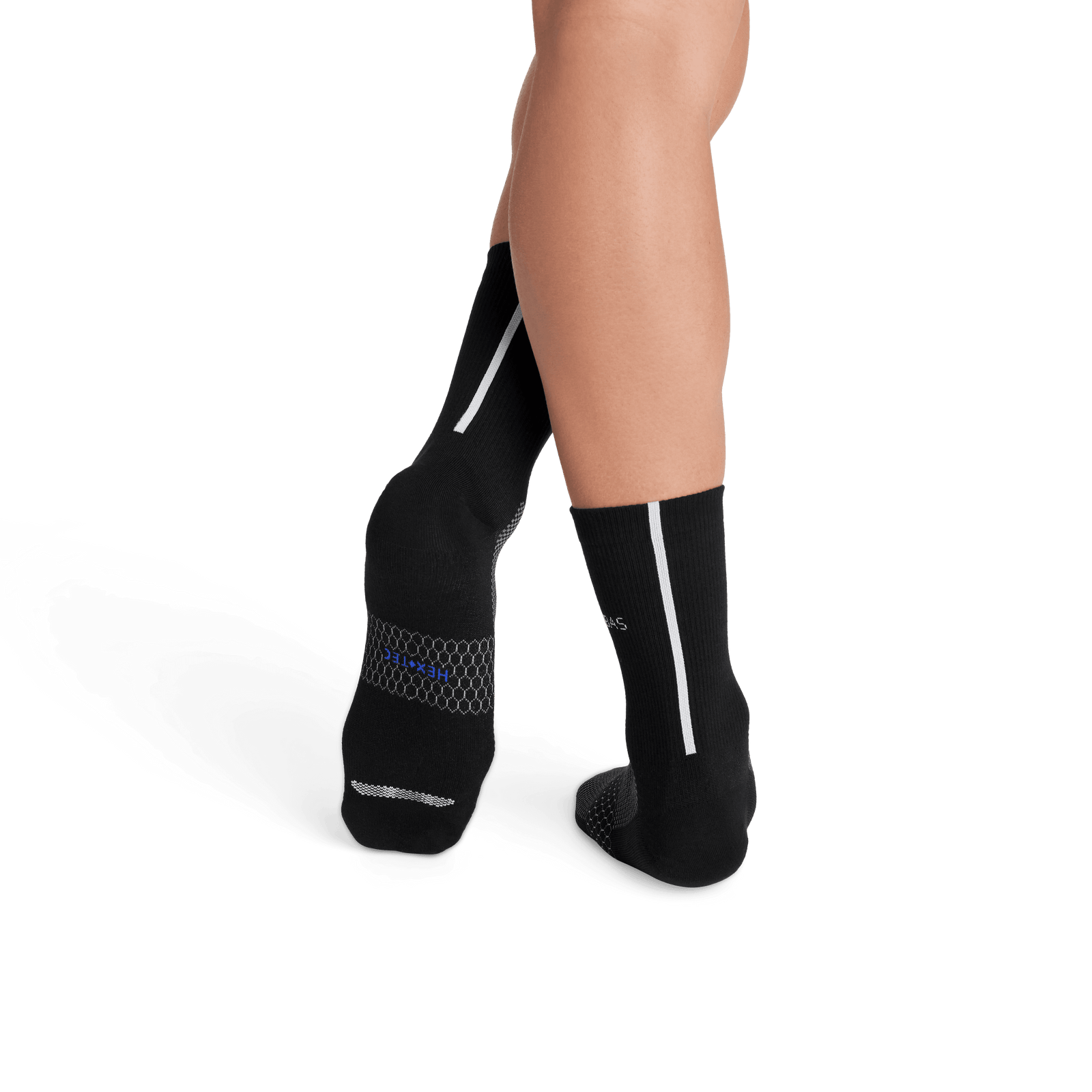 Lightweight Athletic Half-Calf Socks - Black - MO2 [8298]