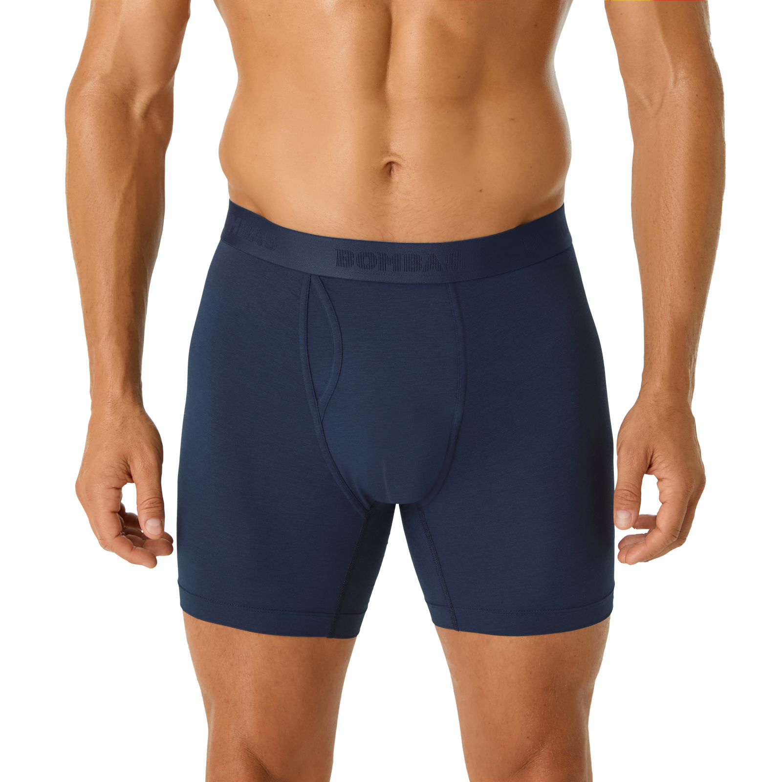 Cotton Modal Blend Boxer Brief - Classic Fly - Midnight Navy MO1 [8470]