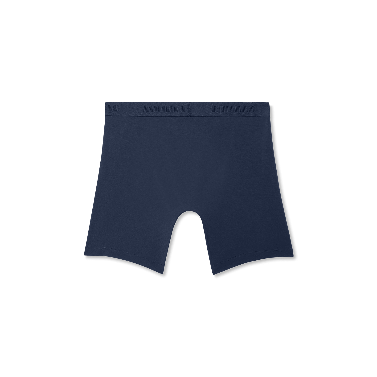 Men's Cotton Modal Blend Boxer Brief - Classic Fly - Midnight Navy L Back [8470]