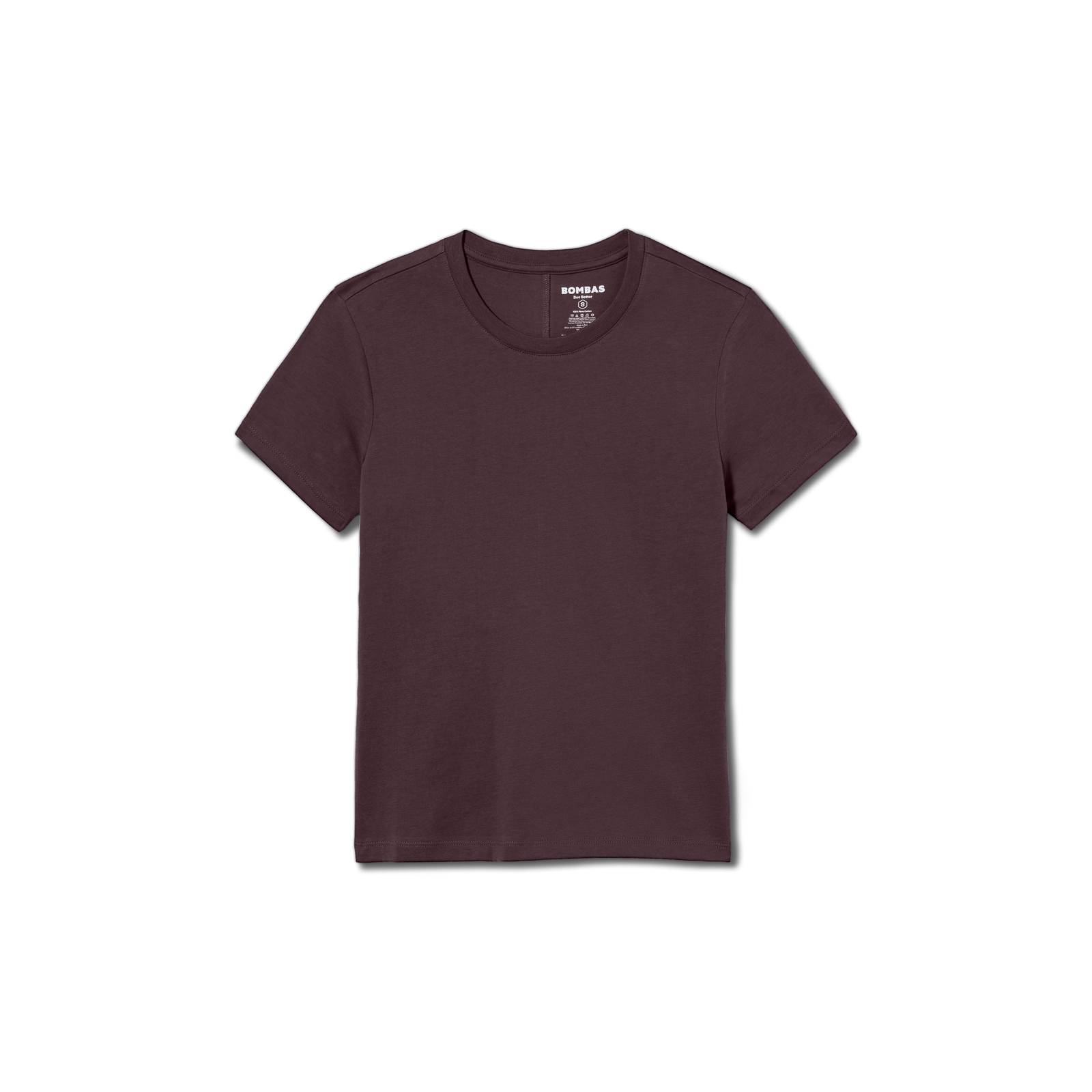Women's Pima Cotton Slim Crew Neck T-Shirt - All Spice L [8528]