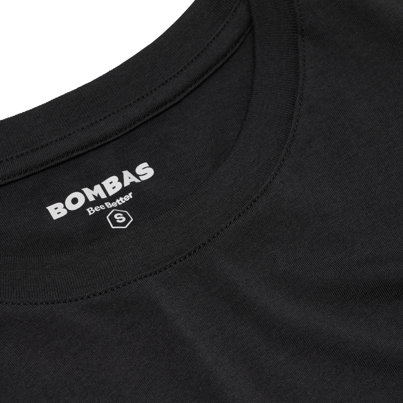 Women's Pima Cotton Crew Neck T-Shirt - Black Detail [8530]