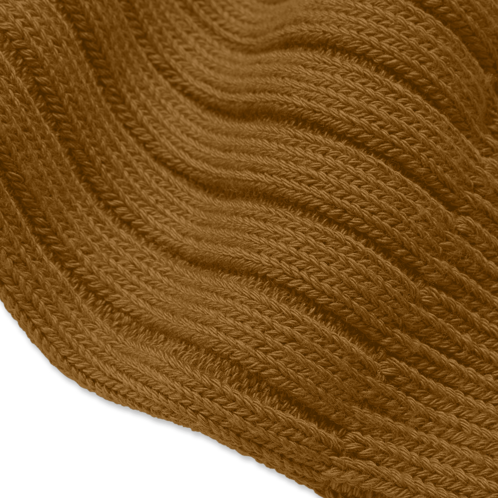 Classic Rib Calf Sock - Brownstone - Detail [8563]