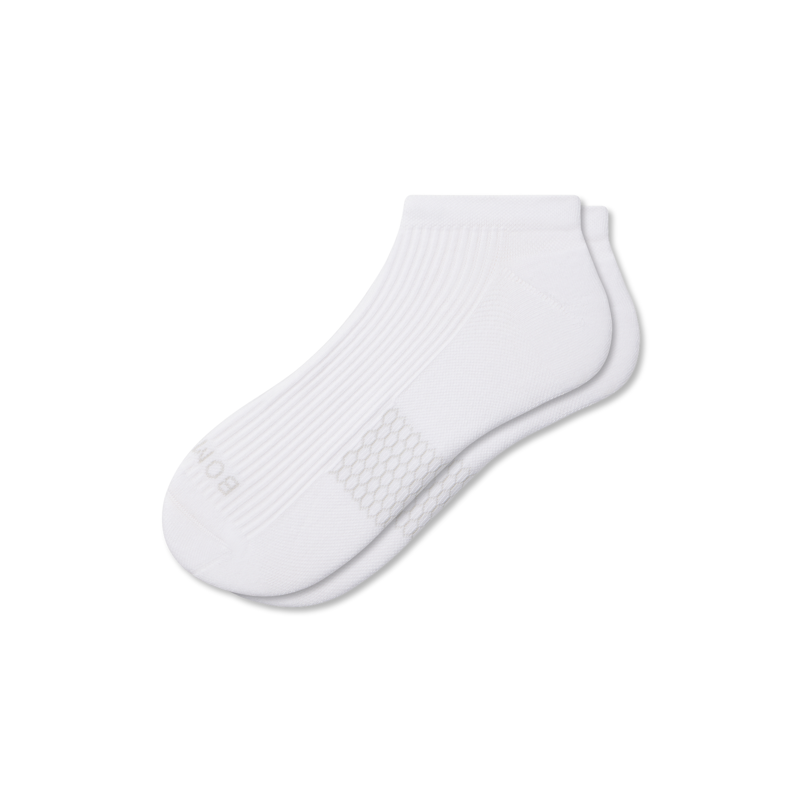Modern Rib Ankle Socks - White L [8606]