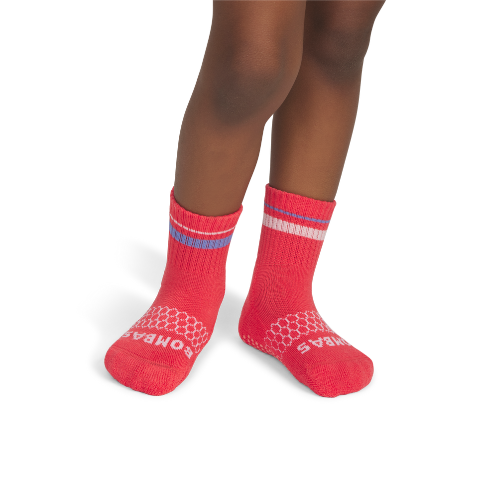 Valentine's Gripper Calf Socks - Heirloom Red / Perisky TO1 [8650]