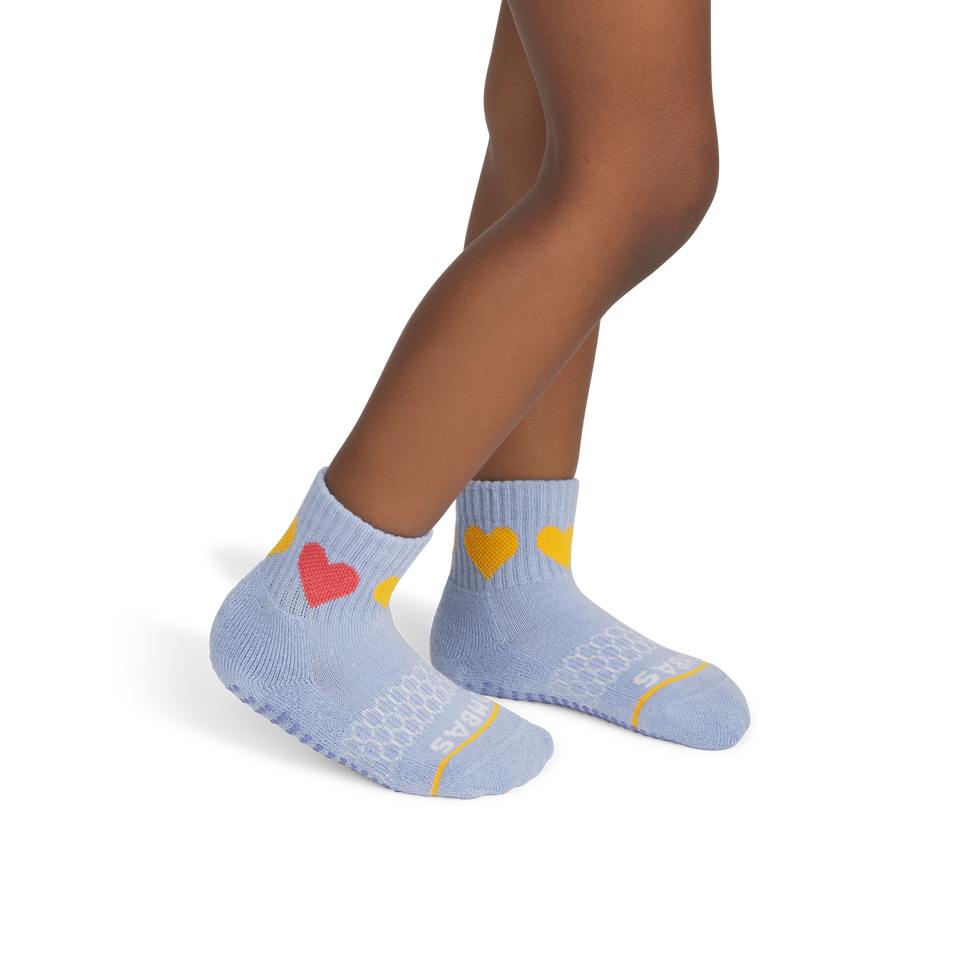 Valentine's Gripper Calf Socks - Dawn Blue TO1 [8651]