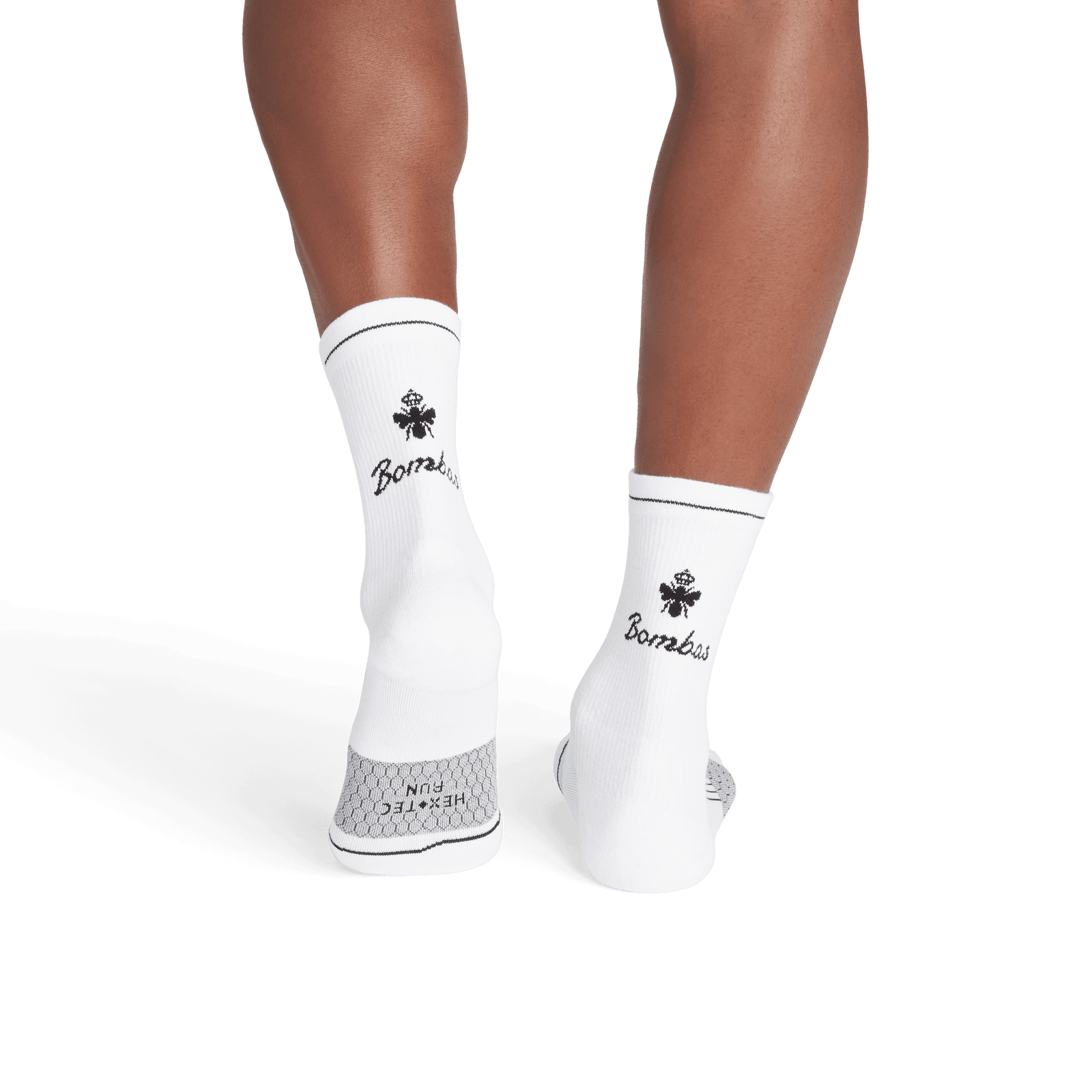 Running Half Calf - White - MO2 [8721]