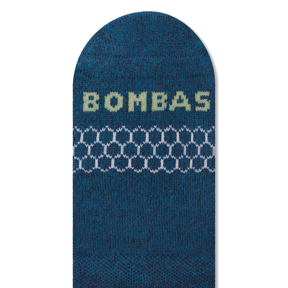 Junior Ankle Socks - Blue Teal Mica Sage Detail [8866]
