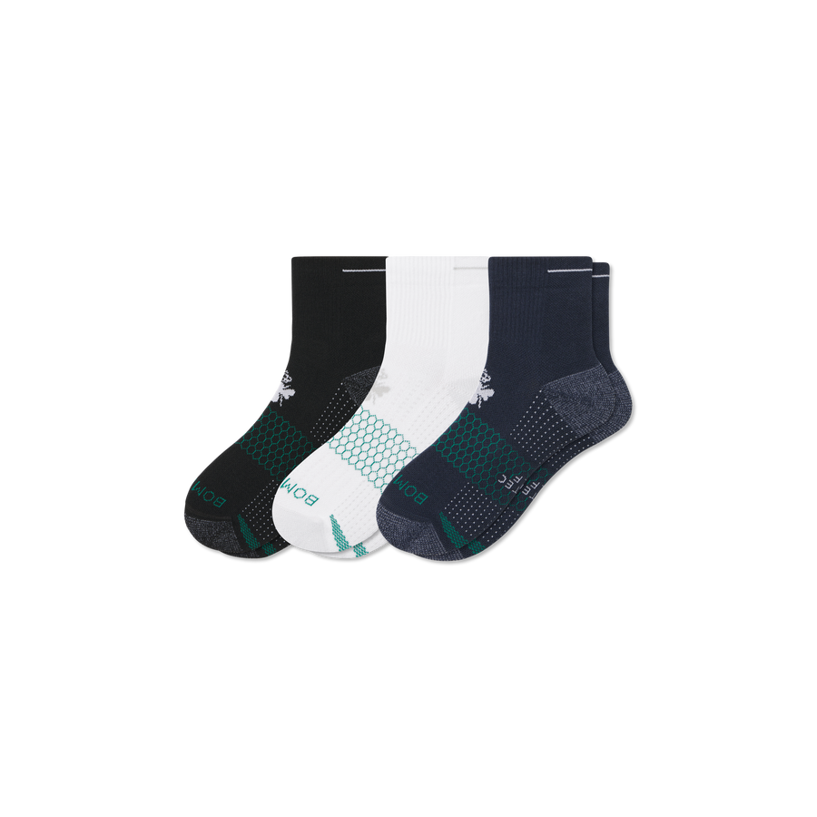 Women's Golf Quarter Sock 3-Pack - Run Lounge Rotation
