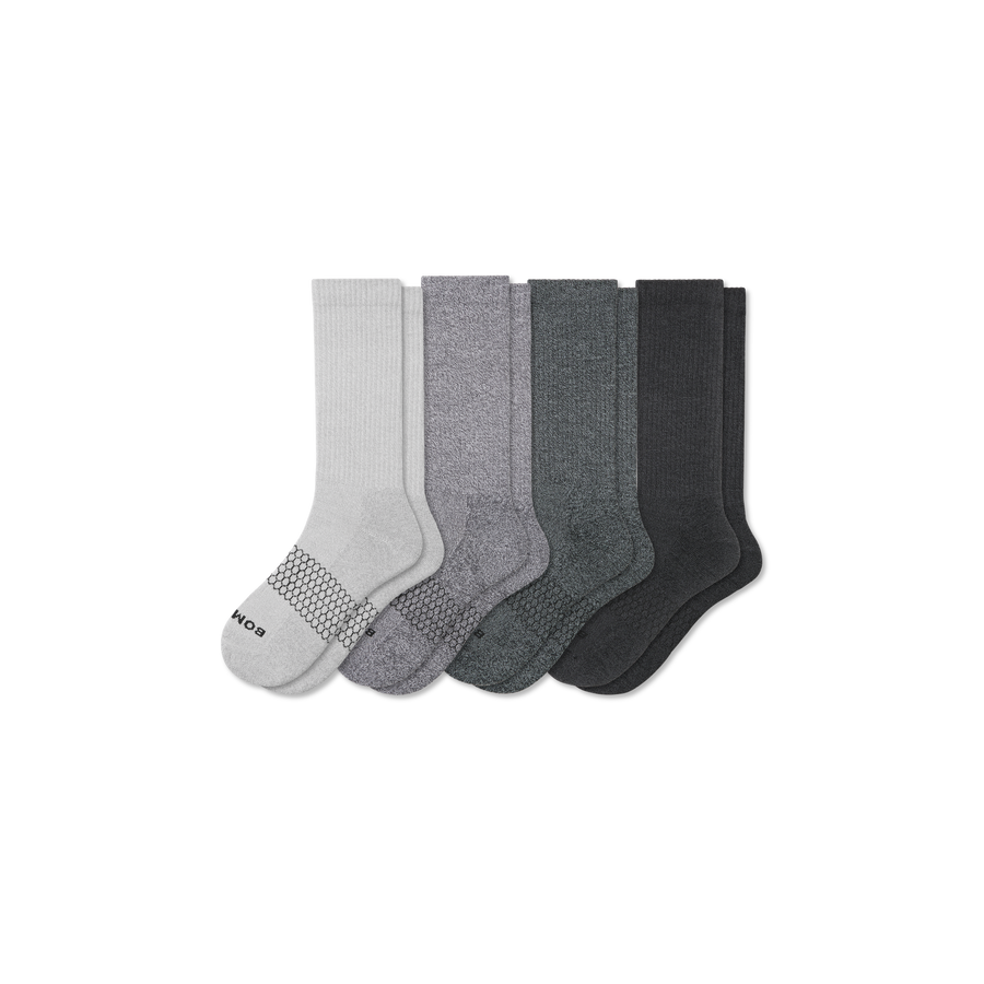 Women's Marl Calf Sock 4-Pack - Outdoor Court Step