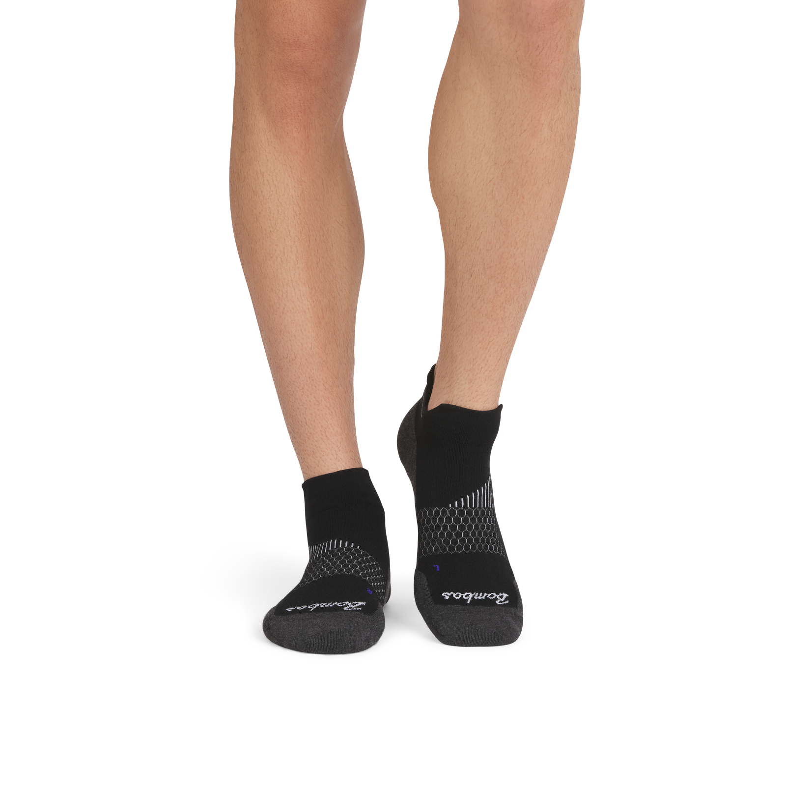 Men's Running Ankle Socks - black cobalt MO1 [9153]