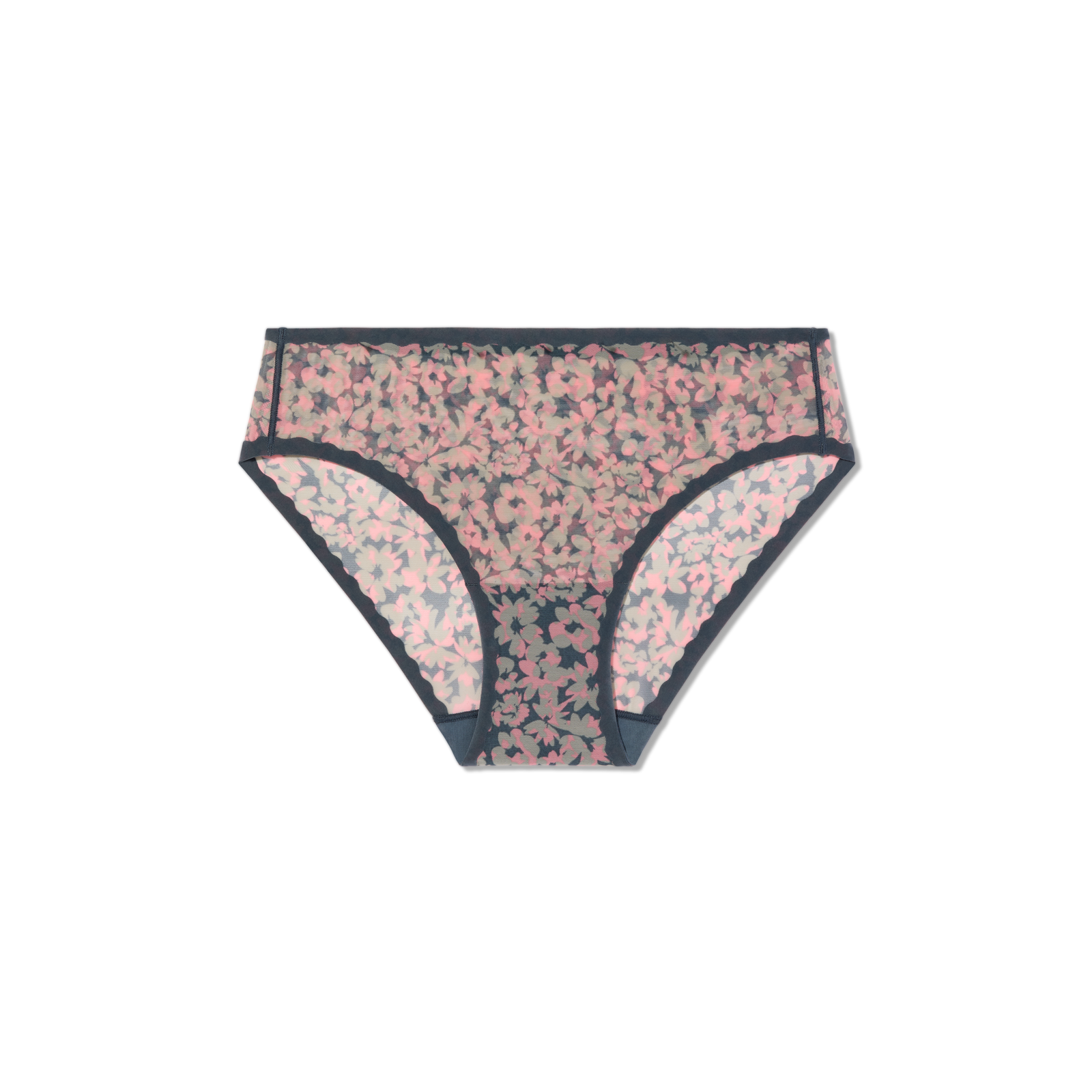 Women's SoftMesh Brief - pebble floral print L [9345]