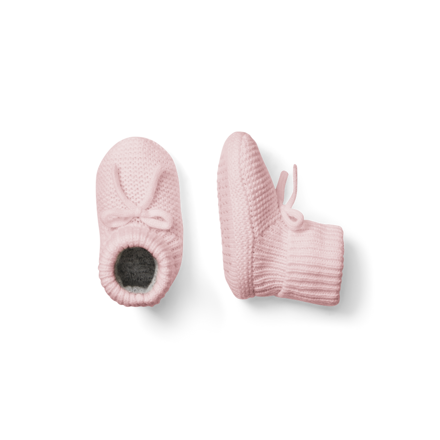 Baby Bow Gripper Slipper - Plush Porch Comfort