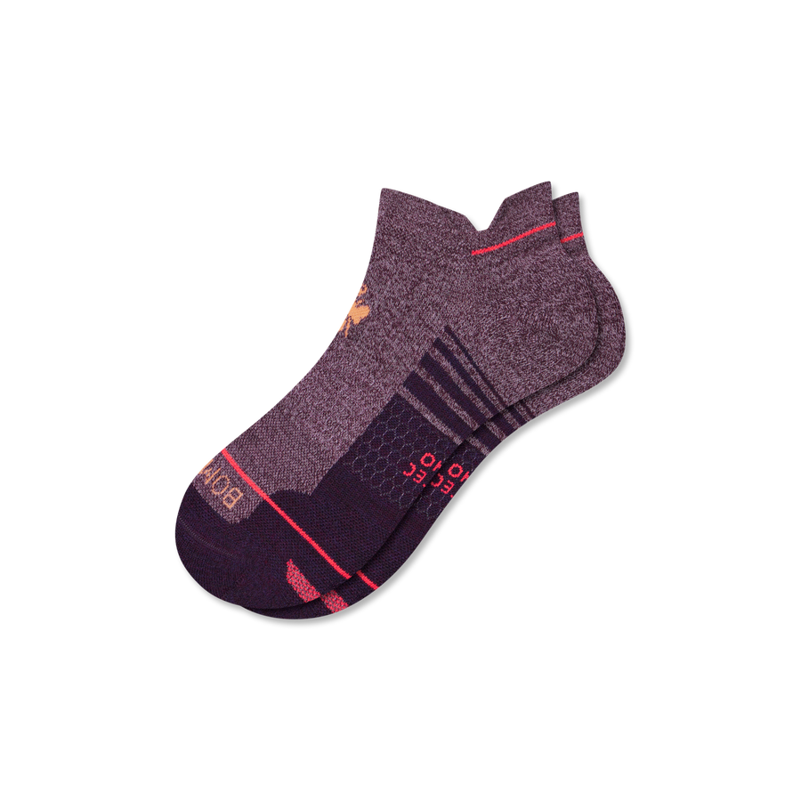 Women's Merino Wool Blend Run Ankle Socks - Studio Weekend Step