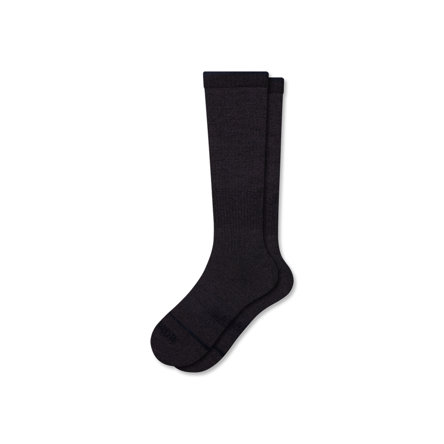 Women's Merino Wool Blend Everyday Compression Knee High Socks (15-20mmHg) - Flex Run Move