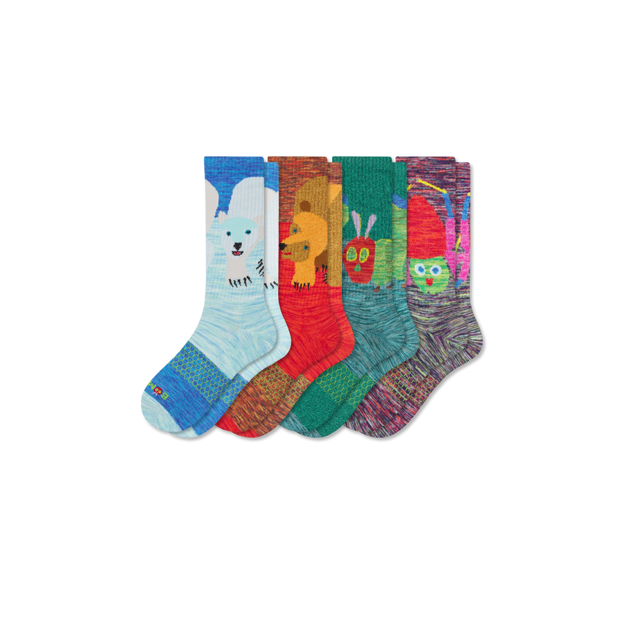 Adult Eric Carle Calf Sock 4-Pack - Modern Court Rotation