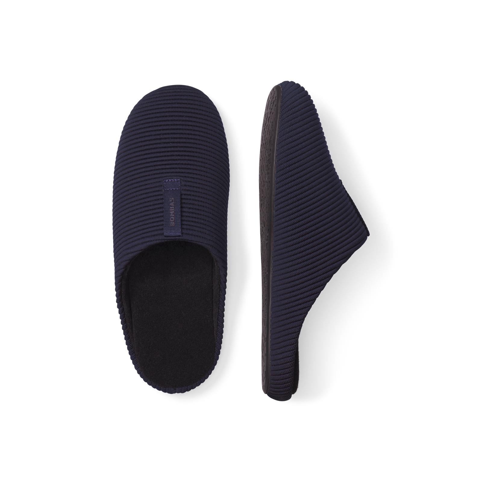 Men's Knit House Slipper - Midnight Navy L [9895]