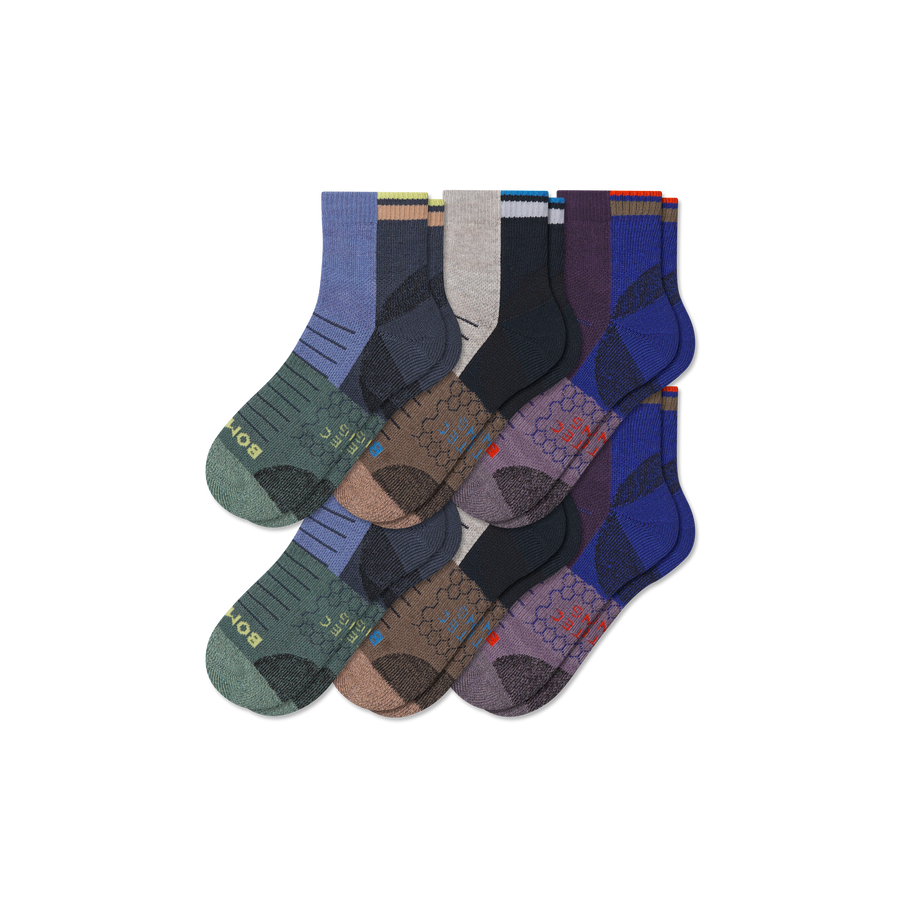 Women's Hiking Quarter Sock 6-Pack - Studio Trail Support