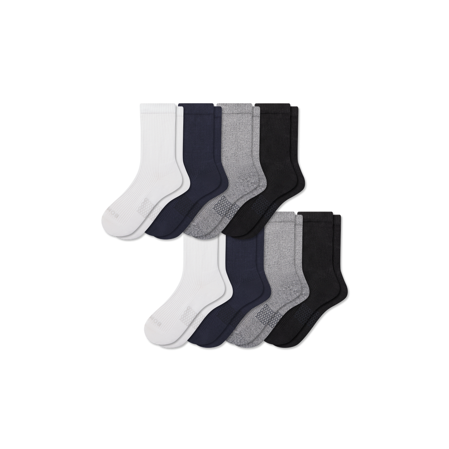Women's Modern Rib Half Calf Sock 8-Pack - Trail Ankle Comfort